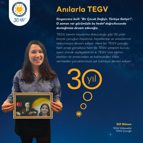 30. Yılda Anılarla TEGV 💛 içerik görseli.
